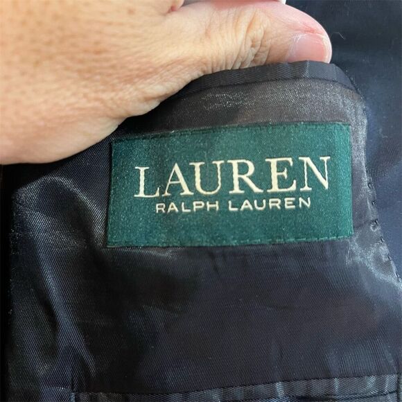 Lauren Ralph Lauren Men's Navy Blue Sport Coat Blazer Size 20R Formal - Picture 2 of 5